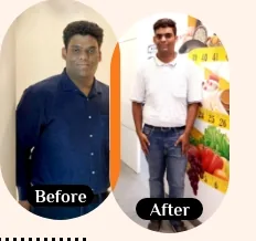 Dhruv before and after
